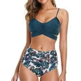 thumbnail image 4 of Clearance!HomeGardon Bestselling Bikini,Swimsuits for Women 2025,Fashion Women Sexy Solid and Printed Swimwear Bikini Split Swimsuit Set,S-XL, 4 of 9