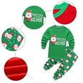 thumbnail image 2 of Otqutp 1-7 Years Boys Pajamas for Baby Girls Boys Christmas Santa Claus XMAS Pajamas Set Cotton Pjs Toddler Sleepwear Kids Clothes Set(Green,4-5 Years), 2 of 3