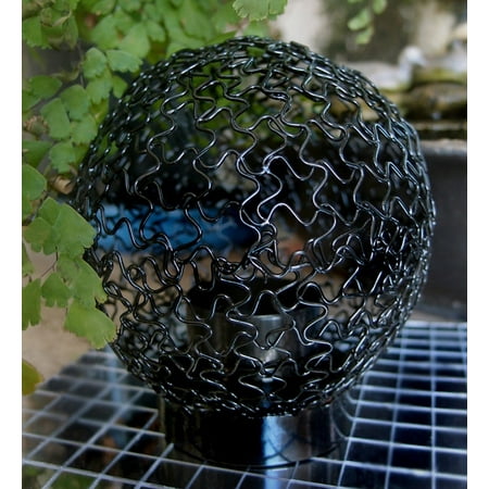 - Fantado Mesh Wire Candle Lantern - Black by PaperLanternStore