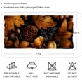 thumbnail image 2 of Thanksgiving Oak Elegant Chiffon Silk Hair Scarves - Lightweight and Breathable - 180*73 Size - Stylish Accessory for Women, 2 of 6