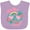 Lavender, variant on Inktastic My Gigi Loves Me Girls Rainbow Granddaughter Girls Baby Bib