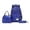 Blue, variant on UJNDER Stylish Space Themed Casual Backpack with Starry Print and Laptop Compartment Lightweight Daypack for Students Everyday Use,Black,Mid