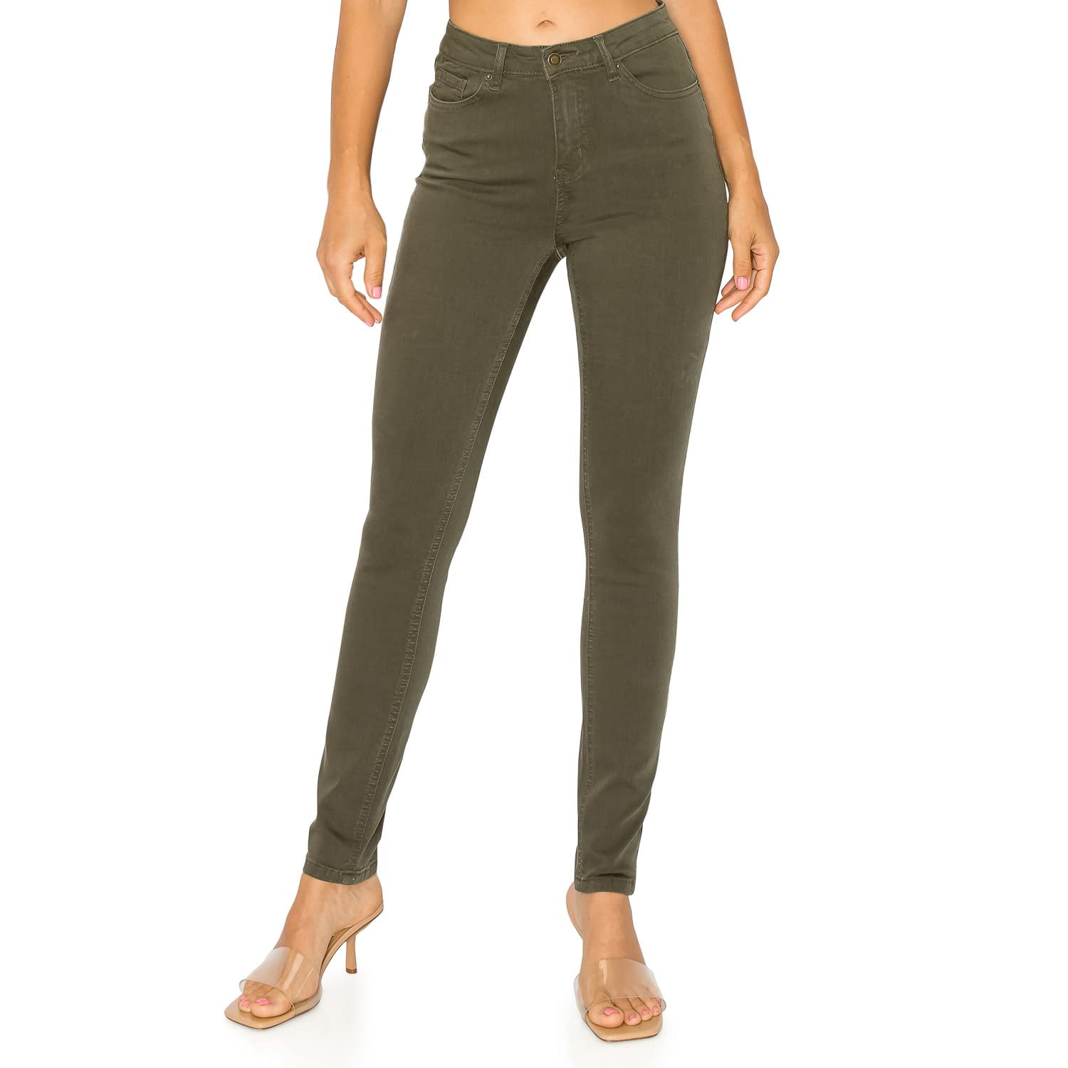 Khaki skinny jeans womens walmart sale