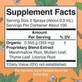 thumbnail image 3 of MaryRuth's Herbal Throat Spray with Marshmallow, Mullein, Thyme, Licorice - USDA Gluten-Free - 1 fl oz, 3 of 7