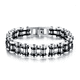 thumbnail image 1 of Xtellar Pulsera Bicicleta Cadena Biker Moto Hombre Acero Inoxidable Plateado 7 Cm 21.5 Cm, 1 of 1