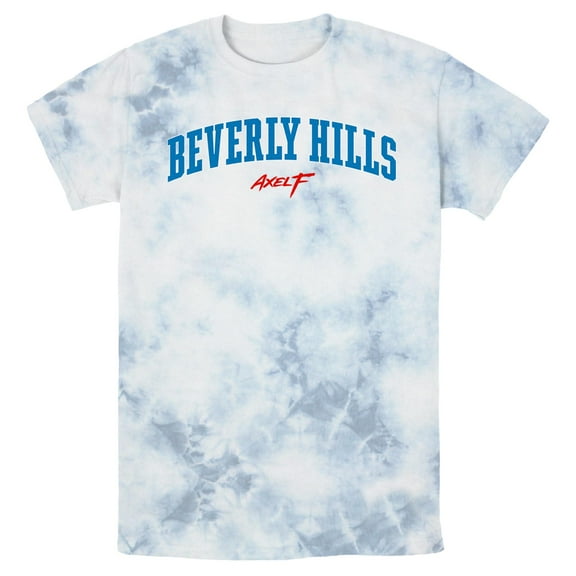 Men's Beverly Hills Cop: Axel F Classic Blue Logo  Graphic T-Shirt