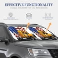 thumbnail image 4 of Balery American Truck Parasol para parabrisas de coche de 2 piezas | Parasol plegable para parabrisas delantero de coche para la mayoría de sedanes-Large, 4 of 6