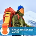 thumbnail image 3 of GIRACOA 9 Pcs Balaclava Ski Face Mask for Men Women, Full Face Mask Summer Face Cover UV Protection for Outdoor Motorcycle Cycling (Multi-color), 3 of 7