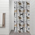 thumbnail image 2 of Bulldog Dog Shower Curtain 36"x72" ,Bathroom Decorative Shower Curtains Set with 12 Hooks,Modern Waterproof Washable Shower Curtain, 2 of 6