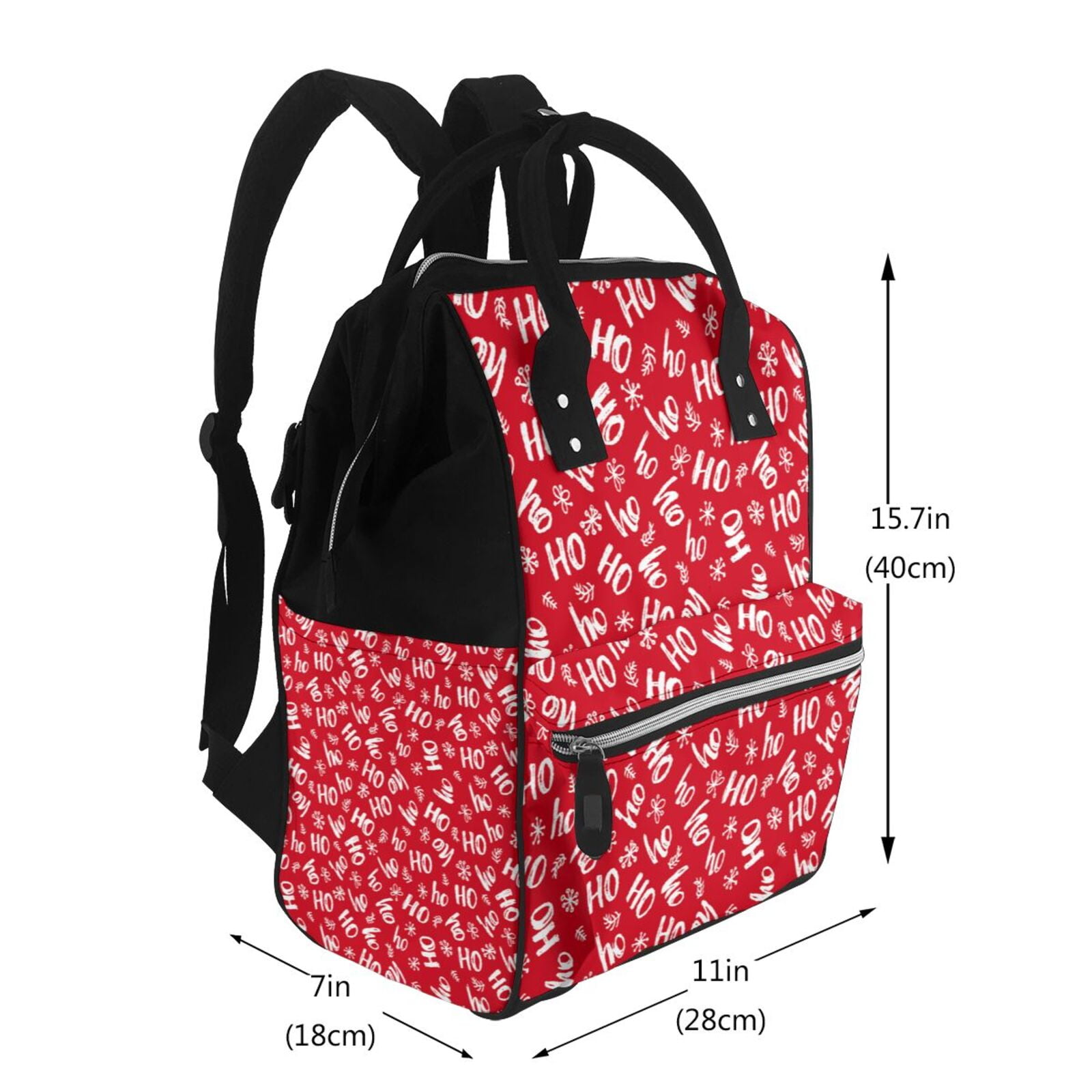 Ratiio Hohoho Mummy Backpack - Waterproof Twill Canvas, Large Capacity Diaper Bag with Multiple Pockets and Adjustable Straps