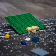 Brick Loot Custom Molded ABS Baseplate Bundle, Compatible with Major Brands, 10 pack, 5 by 5
