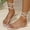 White Sandals, variant on pafei tyugd Gladiator Sandals for Womens Girls Square Open Toe Flat Sandals Lace Up Flat Long Boots Strappy Dressy T-Strap Thong Sandals,Size 5.5
