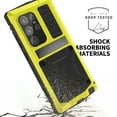 thumbnail image 6 of TECH CIRCLE for Samsung Galaxy S20 Plus Metal TPU Case with Kickstand & Built-in Camera & Screen Protector, Aluminum Metal Glass Shockproof Waterproof Military Heavy Duty Sturdy Cover,Yellow, 6 of 9