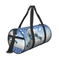 thumbnail image 3 of Bingfone Christmas Snowman In The Snow Print Gym Duffle Backpack for Men Women,Travel Weekender Carry-On Bags with Detachable Back Pack Straps for Traveling Overnight Climb Sports, 3 of 8