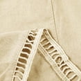thumbnail image 6 of vigerkar Womens Casual Shorts Comfy Elastic Waist Drawstring Pocket Shorts Pants Khaki, XXL, 6 of 9