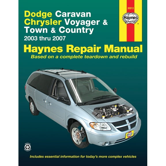 Dodge Caravan, Chrysler Voyager & Town & Country (03-07) Haynes Repair Manual ^