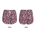 thumbnail image 5 of Lsque Doodles Wedding Printed Women's Running Shorts with Liner Pockets,Elastic Quick Dry Workout Athletic Gym Yoga Shorts,Womens High Waist Shorts-Medium, 5 of 9