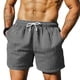 thumbnail image 2 of Ceisia Summer Men's Casual Checkered 5 Inch Beach Shorts Quick Dry Drawstring Waist Swim Trunks with Pockets Black M Gifts, 2 of 5