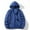 Blue, variant on FDGIU Men's Thermal Fleece Hoodie - Winter Pullover Sweatshirt with Drawstring Hood and Kangaroo Pocket, Slim Fit Long Sleeve for Casual/Sports