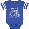 thumbnail image 3 of Inktastic Future Race Car Driver Like Daddy Boys Baby Bodysuit, 3 of 5