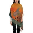 thumbnail image 3 of Sikiie Abstract Funny Duck Shawl Wraps Big Scarf Tassel Fall Winter Thick Scarf Warm Shawl Women Fall Gifts, 3 of 8