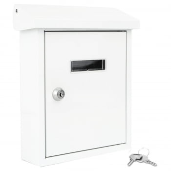 Indoor Outdoor Wall Mount Locking Mailbox by Serene Life