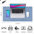 thumbnail image 5 of Long Mouse Pads for Desk,Blue Cartoon Unicorn Rainbow Cloud Desk Mats on Top Of Desks, Desk Mouse Pad Extra Large with 3mm Non-Slip Base and Stitched Edge for Gaming,Work,Home 31.5"x15.7", 5 of 5