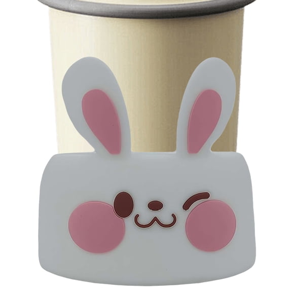 MezoJaoie Coffee Sleeves Silicone Cute Animal Cup Sleeves Mug Insulator Holders for Tea Cafe Travel Home Hot Cold Beverage Drinks