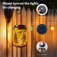 thumbnail image 2 of Solar Lanterns Outdoor Waterproof Hanging Solar Lights Big Foot Sasquatch Gifts for Men Women Metal Decorative LED Lanterns for Yard, Patio, Lawn, Pathway, Landscape, Garden Decor, 2 of 9