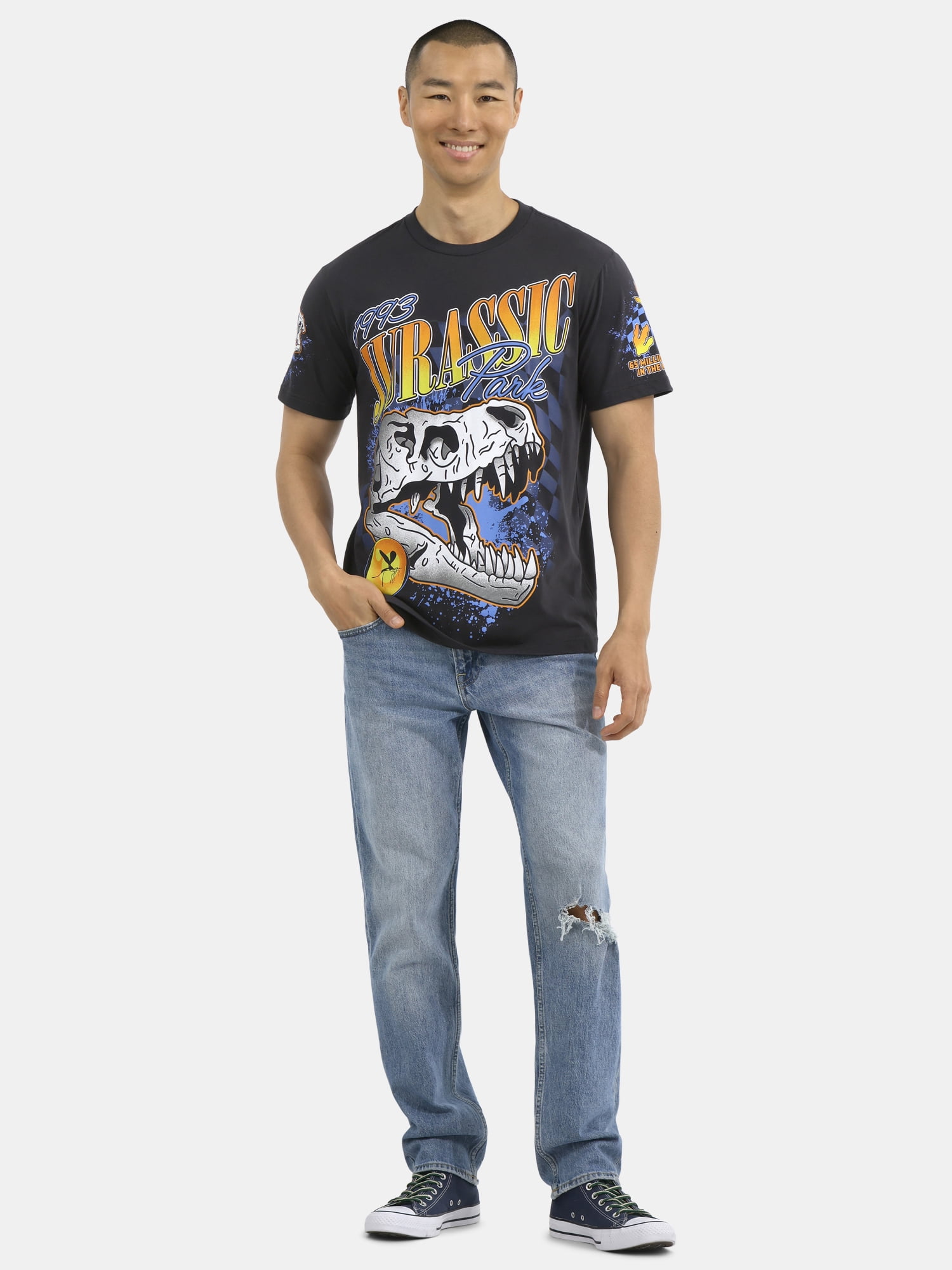 Jurassic Park, Men's & Big Men's Graphic T-Shirt, Dino Racer, Sizes S-3XL