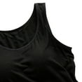 thumbnail image 4 of Timegard Womens Tank Tops Round Neck Crop Tops with Built in Bras Fitting Soft Basic Tee Casual Summer Tops, 4 of 6