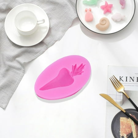

WDOEID Rabbit Carrot Silicone Mould Fondant Cake Chocolate Cookie Decorating Mould Cake Tools Kitchen and Home