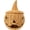 Beige, variant on Handmade Woven Halloween Pumpkin Lantern with Witch Hat - Black Rattan Jack-o'-Lantern for LED Lights, Candy Basket & Gothic Home Decor (A, without light)