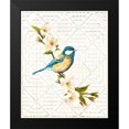 thumbnail image 2 of Sarah, Colleen 12x14 Black Modern Framed Museum Art Print Titled - Trellis Bluebird, 2 of 5
