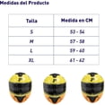 thumbnail image 4 of Casco para Motocicleta Bluelander de Doble Visera con Certificación ECE, Amarillo, Talla S, 4 of 5