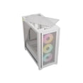 thumbnail image 3 of CORSAIR iCUE 4000D RGB AIRFLOW Mid-Tower Case, True White - 3x AF120 RGB ELITE White Fans - iCUE Lighting Node PRO Controller - High-airflow Design, 3 of 20