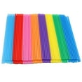 thumbnail image 2 of 100 PCS Colorful Straws 7.48 Inch Long, Disposable Drinking Straws for Juice Milk Smoothie Soda, Party Decorations Supplies for Birthday Wedding, 2 of 9