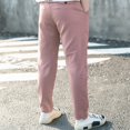thumbnail image 6 of ZLBDYG Boys Cotton Linen Pants Summer Lightweight Athletic Running Joggers Pant Kids Teen Soft Elastic Waist Trousers Casual Clothes, 6 of 7