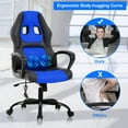 Ergonomic Gaming Chair Massage Computer Desk Chair PU Leather Office