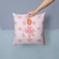 thumbnail image 2 of Carolines Treasures BB5163PW1414 Ballerina Red Head Back Pose Fabric Decorative Pillow  14Hx14W multicolor, 2 of 4