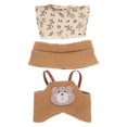 thumbnail image 1 of 17Cm Doll Clothes Doll Clothing Suit for Dress Up Khaki Material, 1 of 5