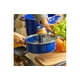 thumbnail image 4 of Batería de Cocina Cinsa Praktica 11 Piezas Acero Vitrificado Color Azul, 4 of 8