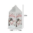 thumbnail image 6 of Spencer Christmas Lantern Lights Hanging Xmas Ornaments LED Lamp Santa Snowman Decoration Night Light Outdoor Indoor Table Party Home Decor, 6 of 10