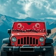 thumbnail image 3 of Uorisanigo Cute Ladybug Windshield Sun Shade for 2018-2025 Jeep Wrangler JL & 2/4 Door 4XE & 2020-2025 Jeep Gladiator JT Accessories 16.14''x52.95'' Sunshade Blocks UV Rays Keep Car Cool, 3 of 7
