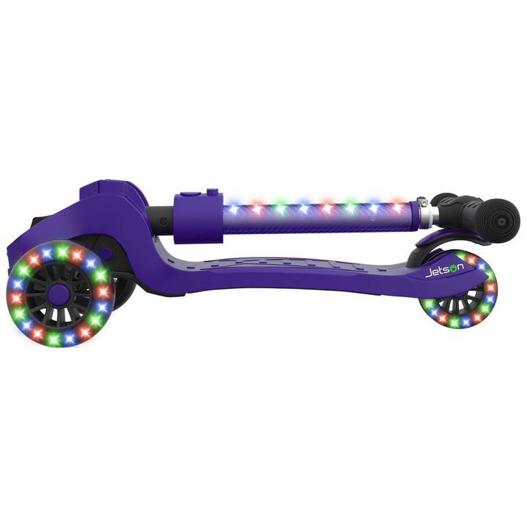 Jetson Saturn Folding 3-Wheel Kick Scooter - LED Lights - Walmart.com