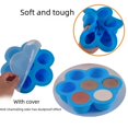 thumbnail image 2 of Bandeja de hielo de silicona de 7 orificios con tapa, caja de suplemento de alimentos para bebés de silicona, caja de almacenamiento de alimentos para niños, cajón para verduras sellado, 2 of 3
