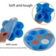 thumbnail image 3 of Bandeja de hielo de silicona de 7 orificios con tapa, caja de suplemento de alimentos para bebés de silicona, caja de almacenamiento de alimentos para niños, cajón para verduras sellado, 3 of 3