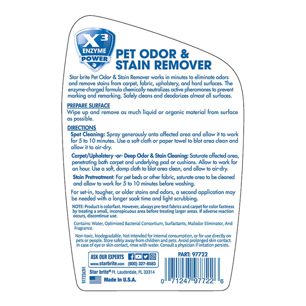 Star Brite 97722 Pet Odor & Stain Remove
