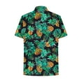 thumbnail image 4 of Summer Hawaiian Shirts for Women Basic Collared Tee Shirt Coconut Palm Hawaii Style Tunic Blouses Button Down Short Sleeve Blouses Beach Shirt Tropical Shirts Loose Flowy Vacation Clothes, 4 of 6