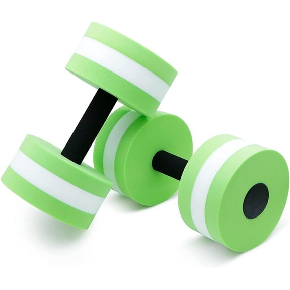 Aquatic Exercise Dumbbells - Set of 2 for Water Aerobics Fitness and Pool Exercises